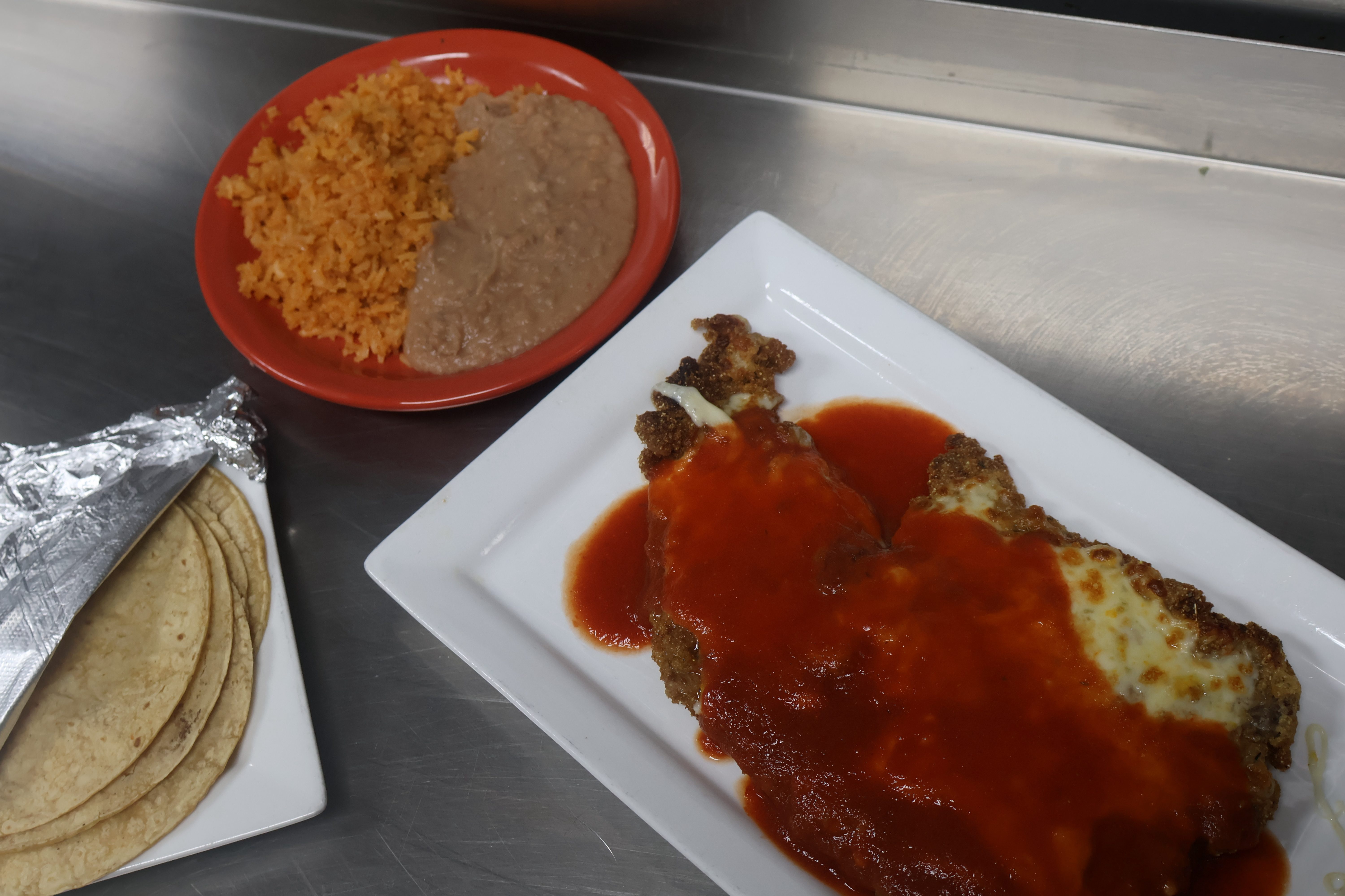 Milanesa a La Mexicana with Chicken.