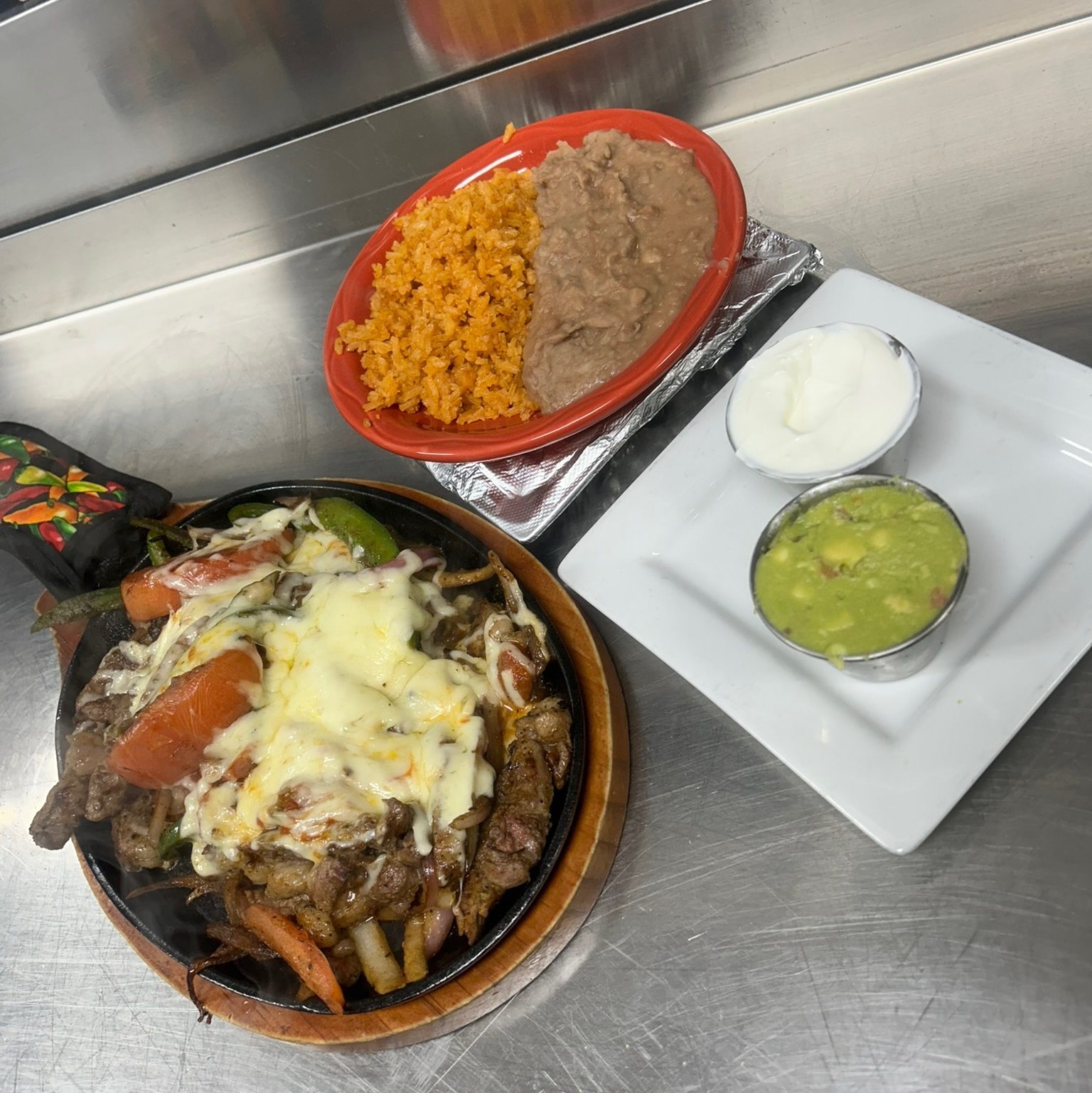 Grilled Fajitas- Steak for 2.