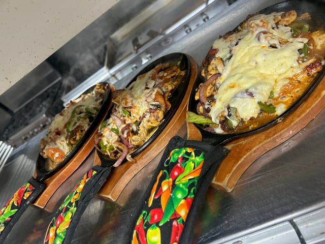 Grilled Mix Fajitas.