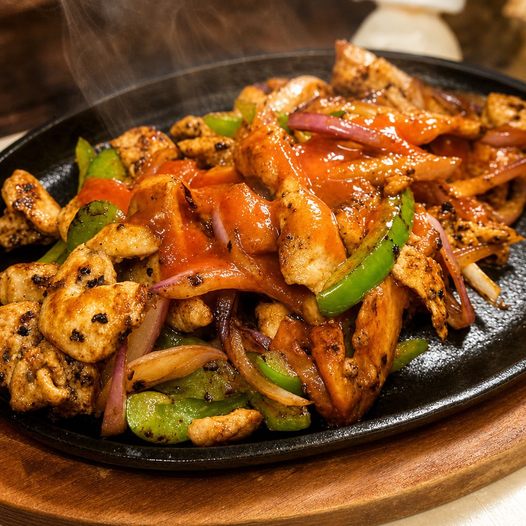 Grilled Fajitas- Chicken for 2.