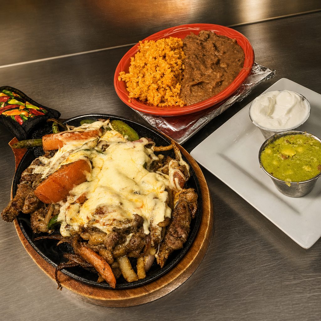 Grilled Fajitas- Steak for 2.